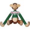 Kay Bojesen Abe Julesweater 2025 Lille 18,5 cm, Teak- og Limbatr