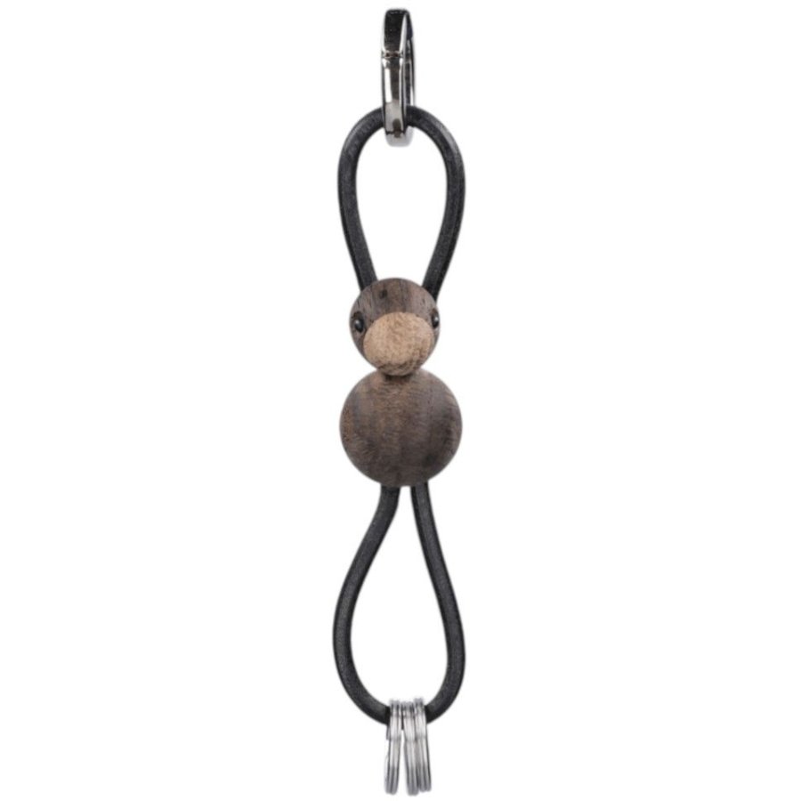 Kay Bojesen Nglering Fugl 6 cm, Rget Eg/Slv