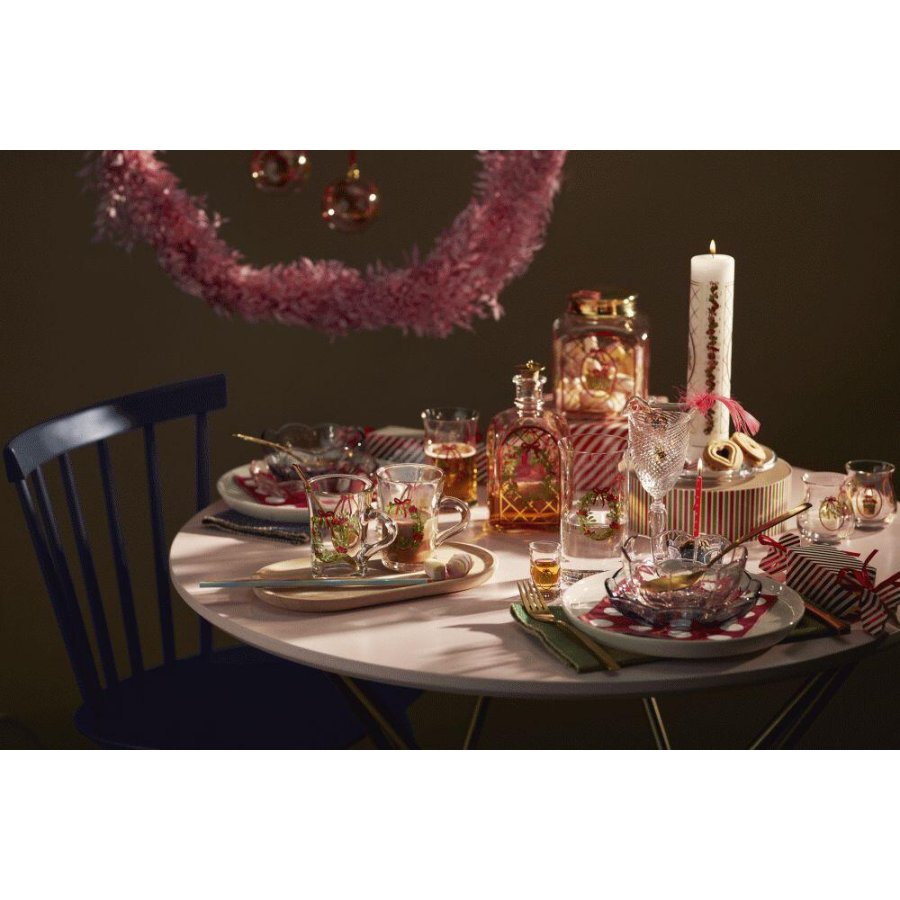 Holmegaard Christmas Fyrfadsstage 2025 2 stk. H7,5 cm