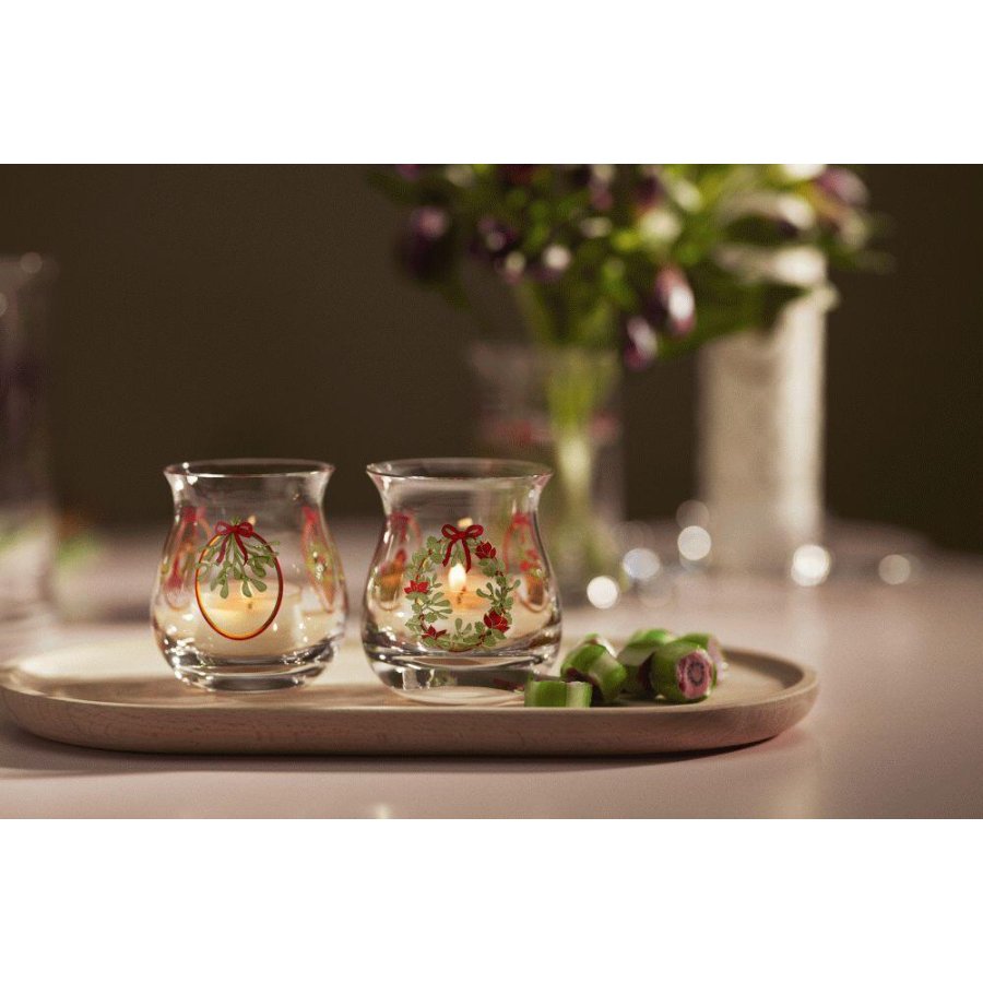 Holmegaard Christmas Fyrfadsstage 2025 2 stk. H7,5 cm