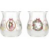 Holmegaard Christmas Fyrfadsstage 2025 2 stk. H7,5 cm
