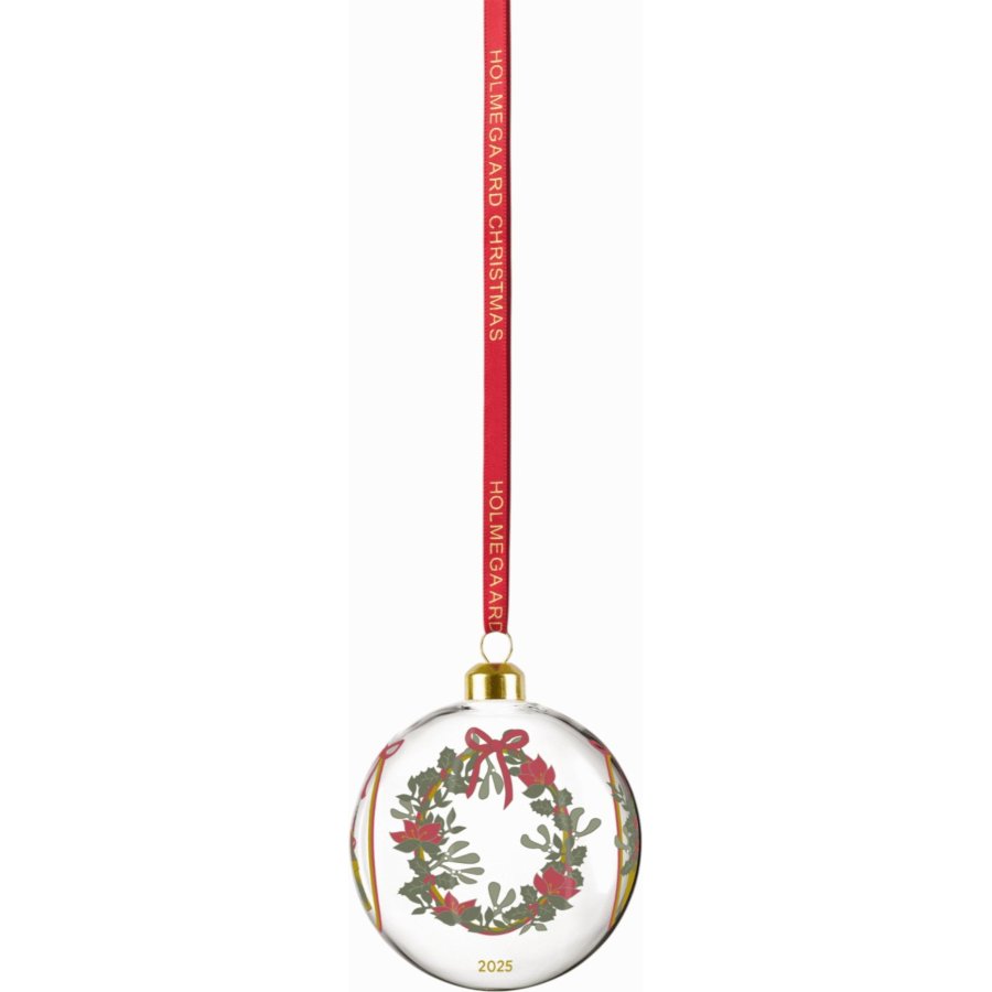 Holmegaard Christmas rets Julekugle 2025, Klar
