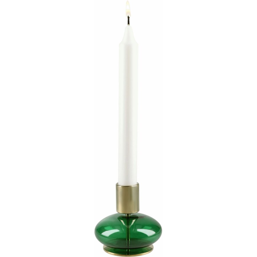 Holmegaard Bubble Lysestage H8 cm, Grn