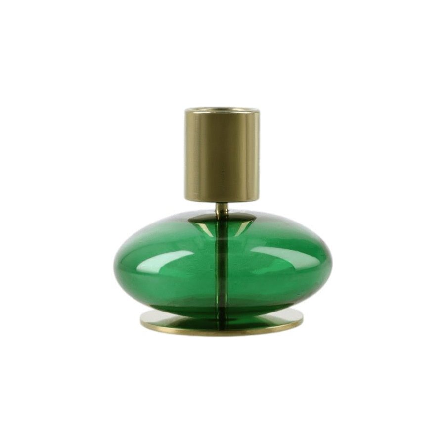 Holmegaard Bubble Lysestage H8 cm, Grn