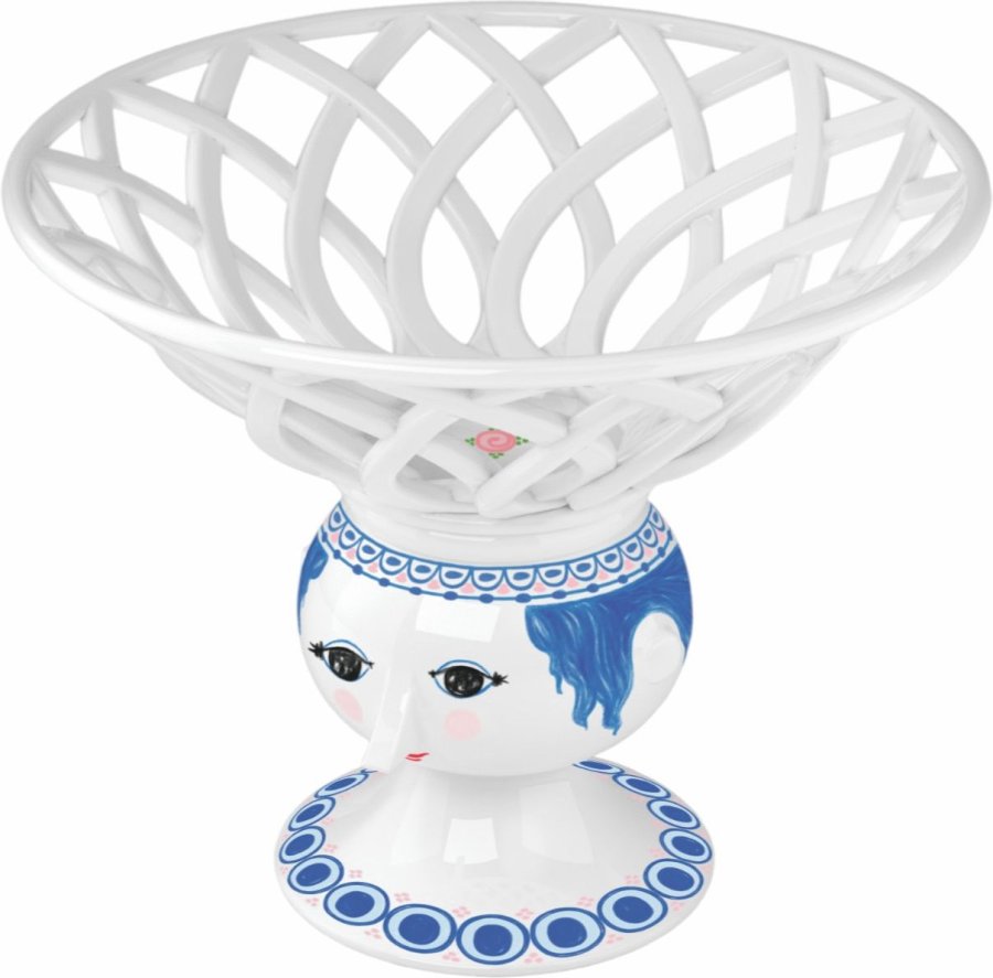 Bjrn Wiinblad Dora Frchteschale 25cm, Blau