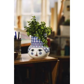 Bjørn Wiinblad Olga Vase H20 cm, Blå