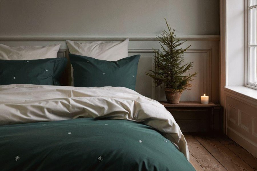 Juna Christmas Fable Sengetj 140x220 cm, Grn
