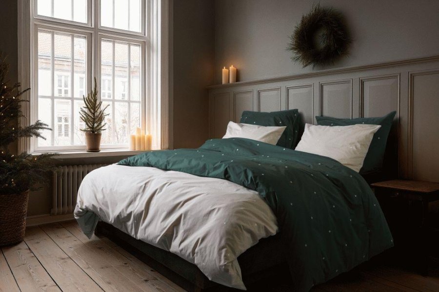 Juna Christmas Fable Sengetj 140x220 cm, Grn