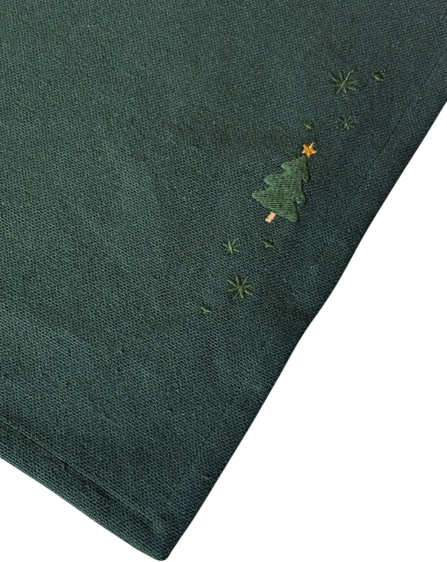 Juna Christmas Fable Dkkeserviet Juletr 32x49 cm, Grn