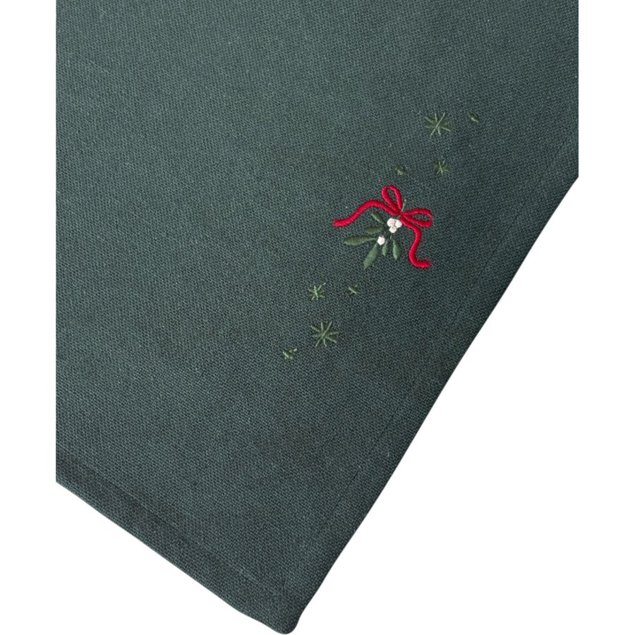Juna Christmas Fable Dkkeserviet Mistelten 32x49 cm, Grn