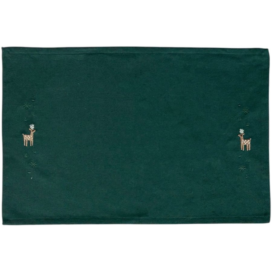 Juna Christmas Fable Dkkeserviet Rensdyr 32x49 cm, Grn