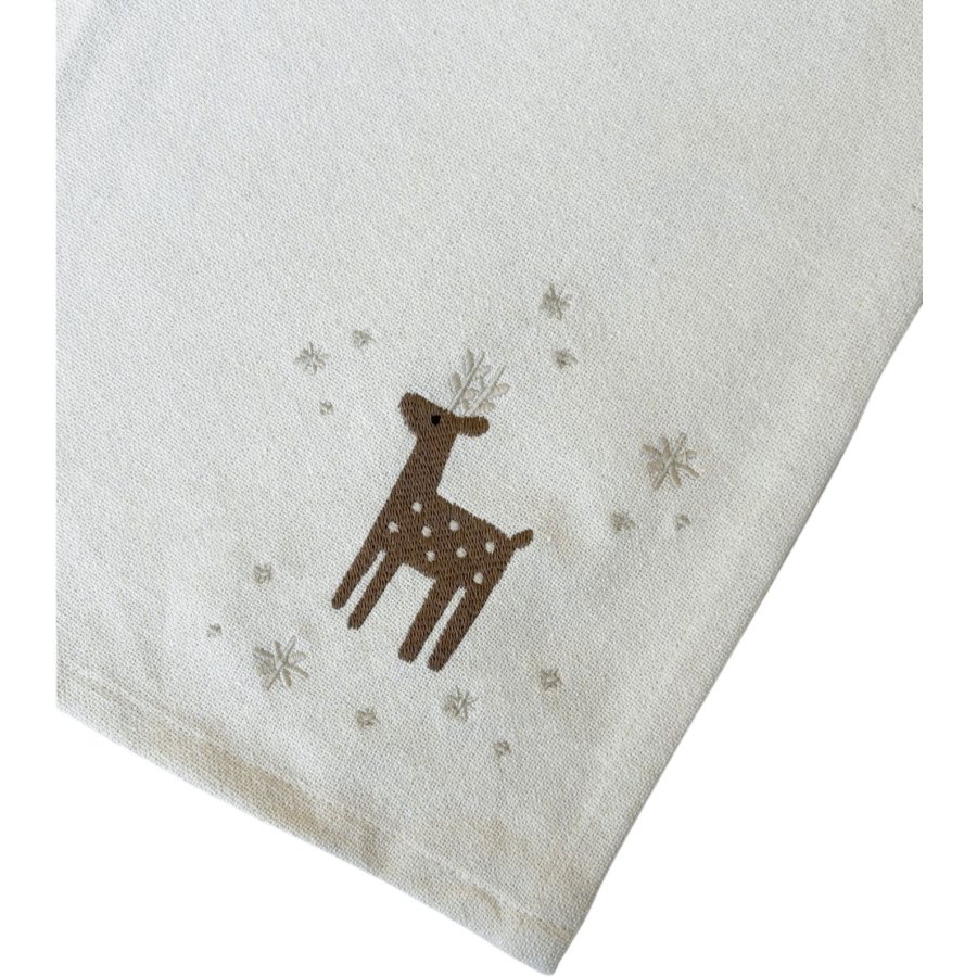 Juna Christmas Fable Viskestykke 50x70 cm, Creme