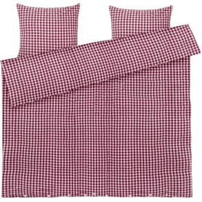 Juna Bk&Blge Sengetj 200x220 cm, Blomme/Rosa