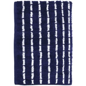 Juna Nuance Handtuch 50100cm, Dunkelblau/Wei