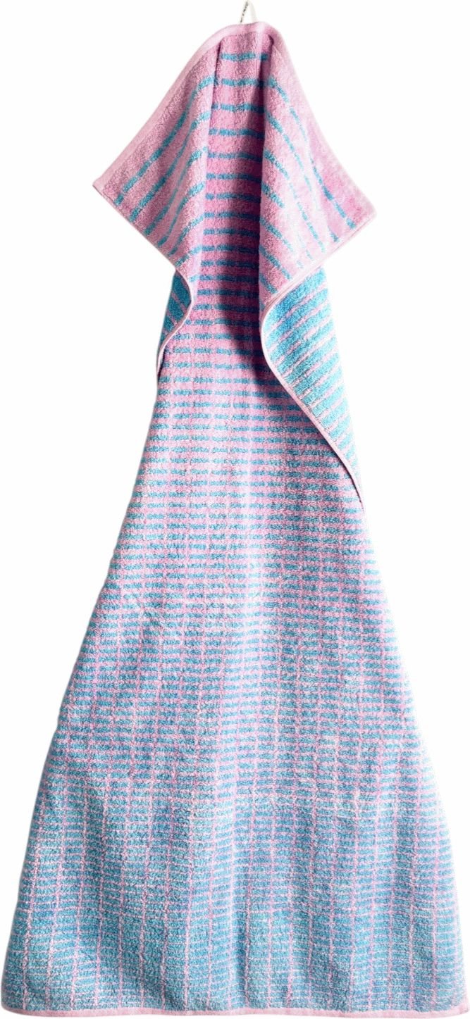 Juna Nuance Hndklde 70x140 cm, Lys Bl/Rosa