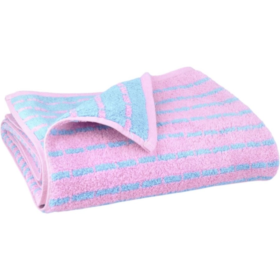 Juna Nuance Hndklde 70x140 cm, Lys Bl/Rosa