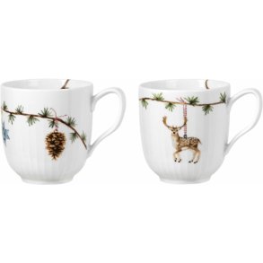 Khler Hammershi Christmas Becher 2020/2021 2er Set 33cl, Wei