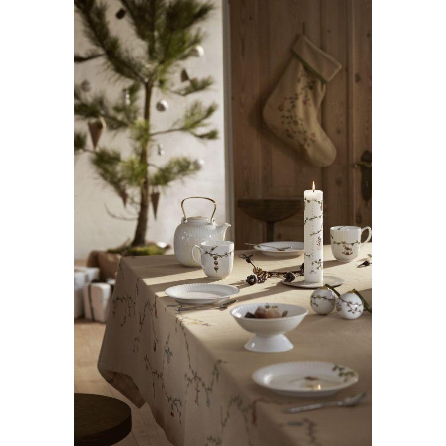 Kähler Hammershi Christmas Kugel 2025 6cm, Weiß