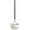 Kähler Hammershi Christmas Kugel 2025 6cm, Weiß