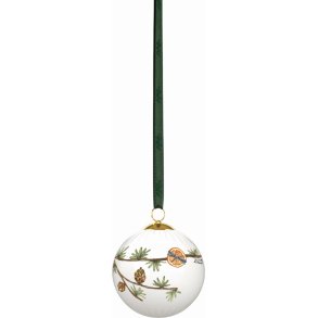 Kähler Hammershi Christmas Kugle 2025 6 cm, Hvid