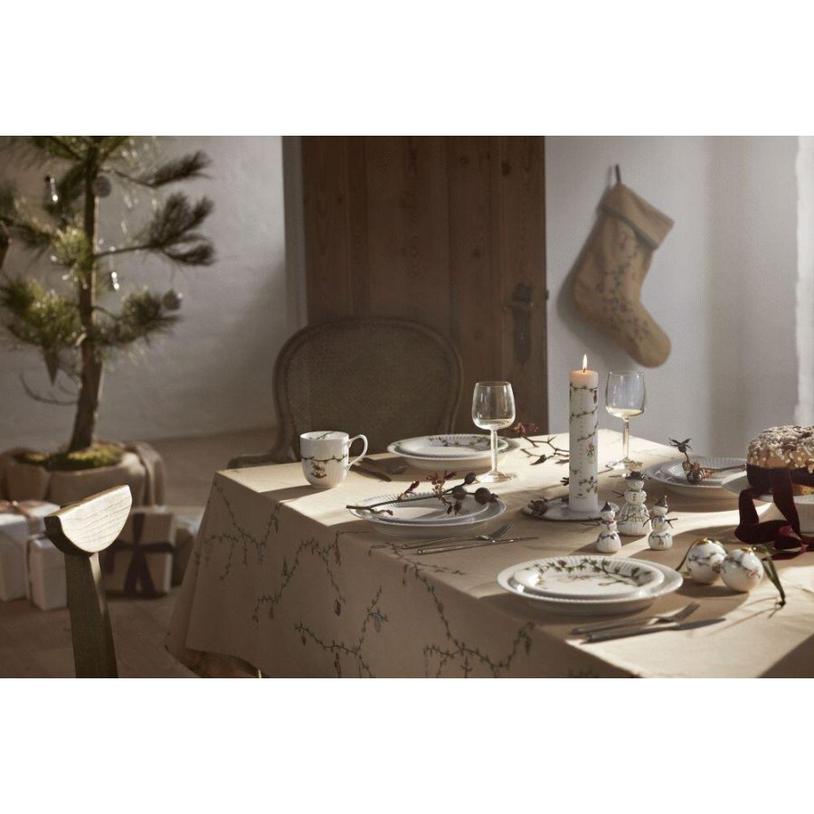 Kähler Hammershi Christmas Kalenderkerze 2025 5×H25cm, Weiß