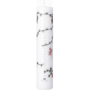 Kähler Hammershi Christmas Kalenderlys 2025 5xH25 cm, Hvid
