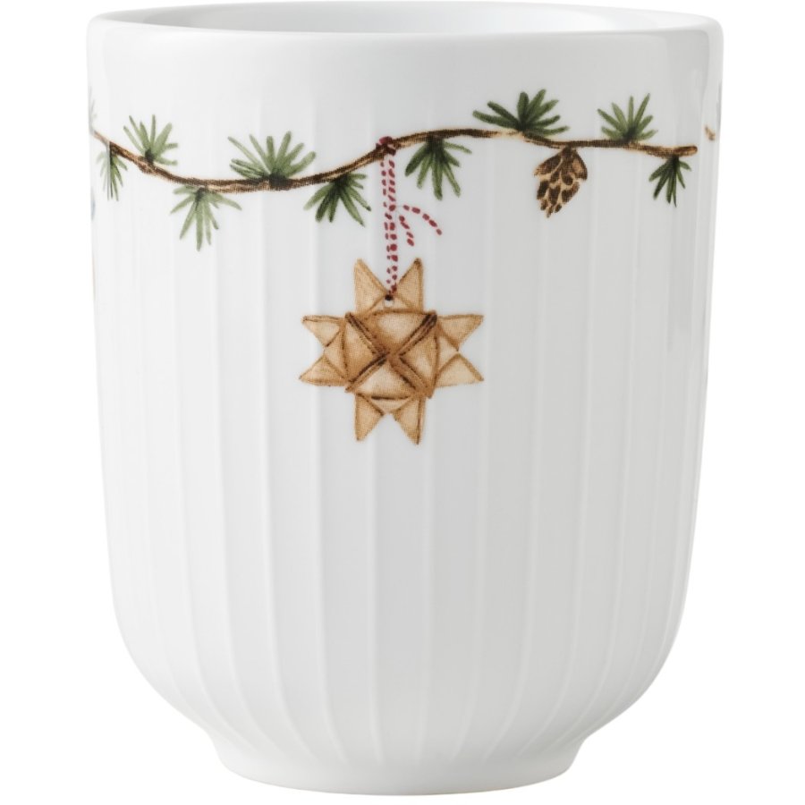 Kähler Hammershi Christmas Termokop 30 cl, Hvid