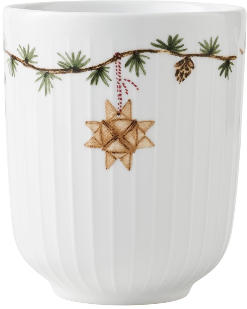 Kähler Hammershi Christmas Termokop 30 cl, Hvid