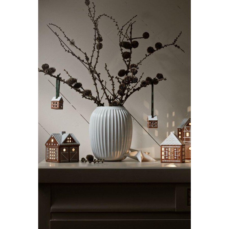 Kähler Gingerbread Juleophng 2 stk. H5 cm, Brun