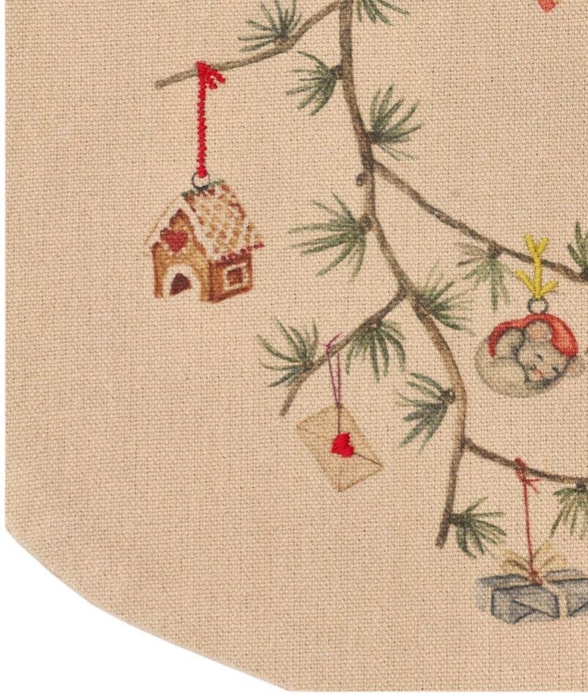 Kähler Hammershi Christmas Julesok 38 cm, Sand