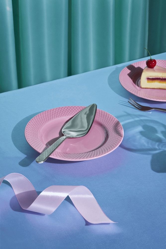 Lyngby Porcel�n Rhombe Kagespade, St�l