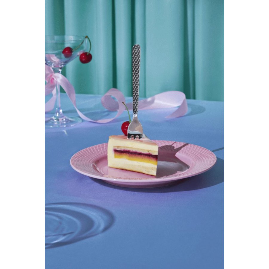 Lyngby Porcel�n Rhombe Kagegaffel 4 stk, St�l