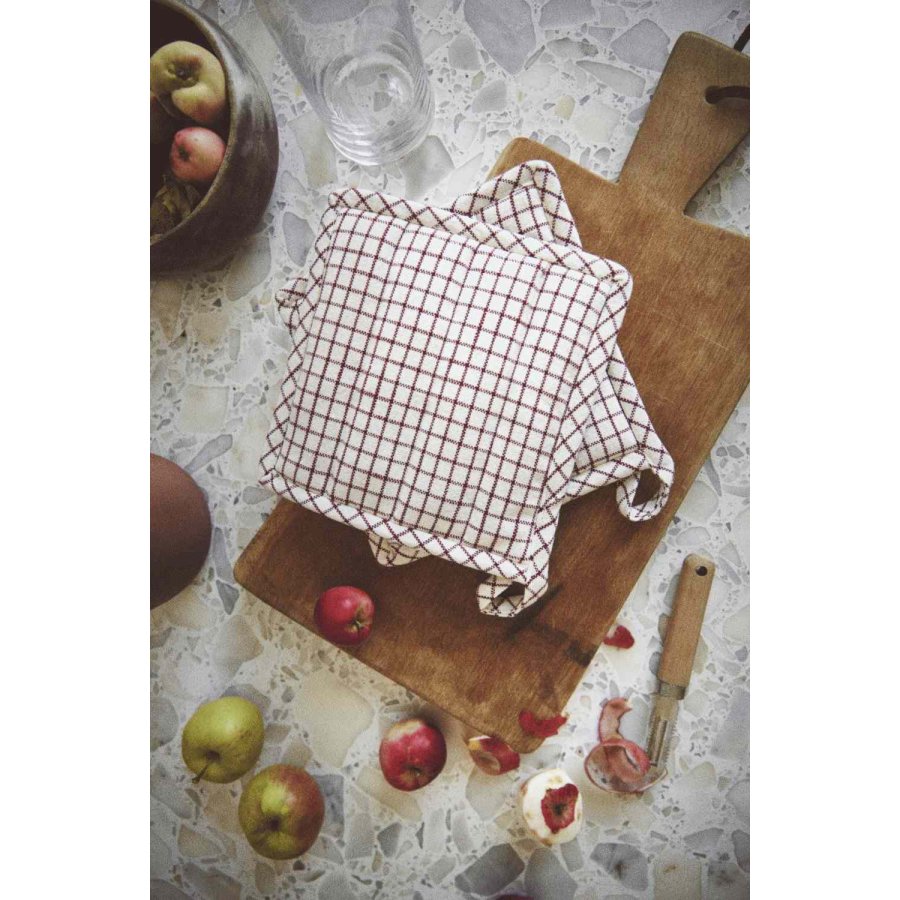 Rosendahl Garn Grydelapper 2 stk. 22x22 cm, Terracotta