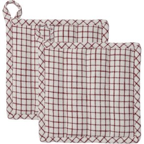 Rosendahl Garn Grydelapper 2 stk. 22x22 cm, Terracotta