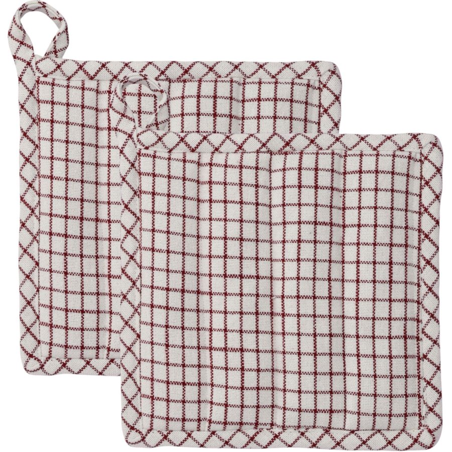 Rosendahl Garn Grydelapper 2 stk. 22x22 cm, Terracotta