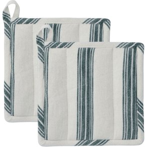 Rosendahl Garn Grydelapper 2 stk. 22x22 cm, M�rk Gr�n