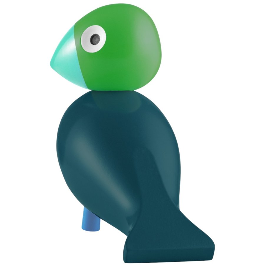 Kay Bojesen Jahresvogel 2026 Birke H12,5 cm, Dunkelgr&uuml;n