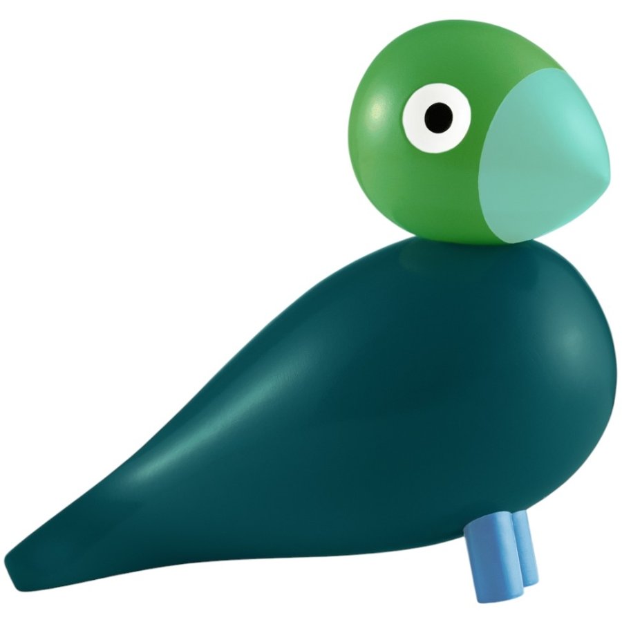 Kay Bojesen Jahresvogel 2026 Birke H12,5 cm, Dunkelgr&uuml;n