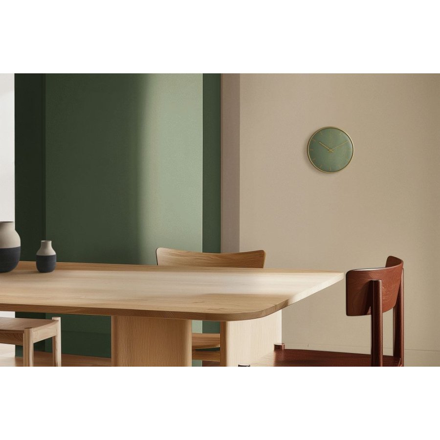 Arne Jacobsen City Hall Wanduhr �21 cm, Gr�n