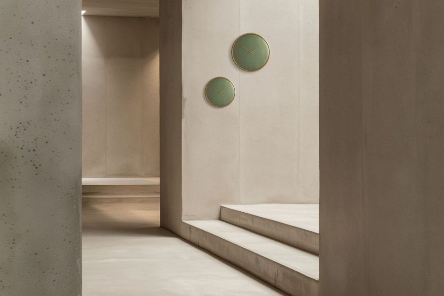 Arne Jacobsen City Hall Wanduhr �21 cm, Gr�n