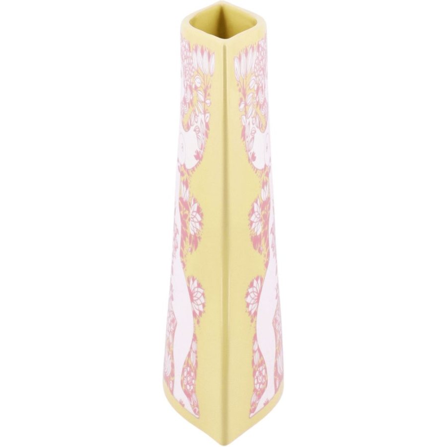 Bj�rn Wiinblad Nina Vase H22 cm, Gul/Pink