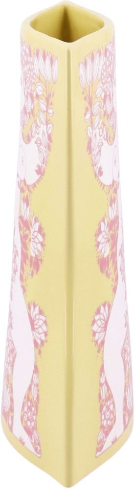 Bj�rn Wiinblad Nina Vase H22 cm, Gul/Pink