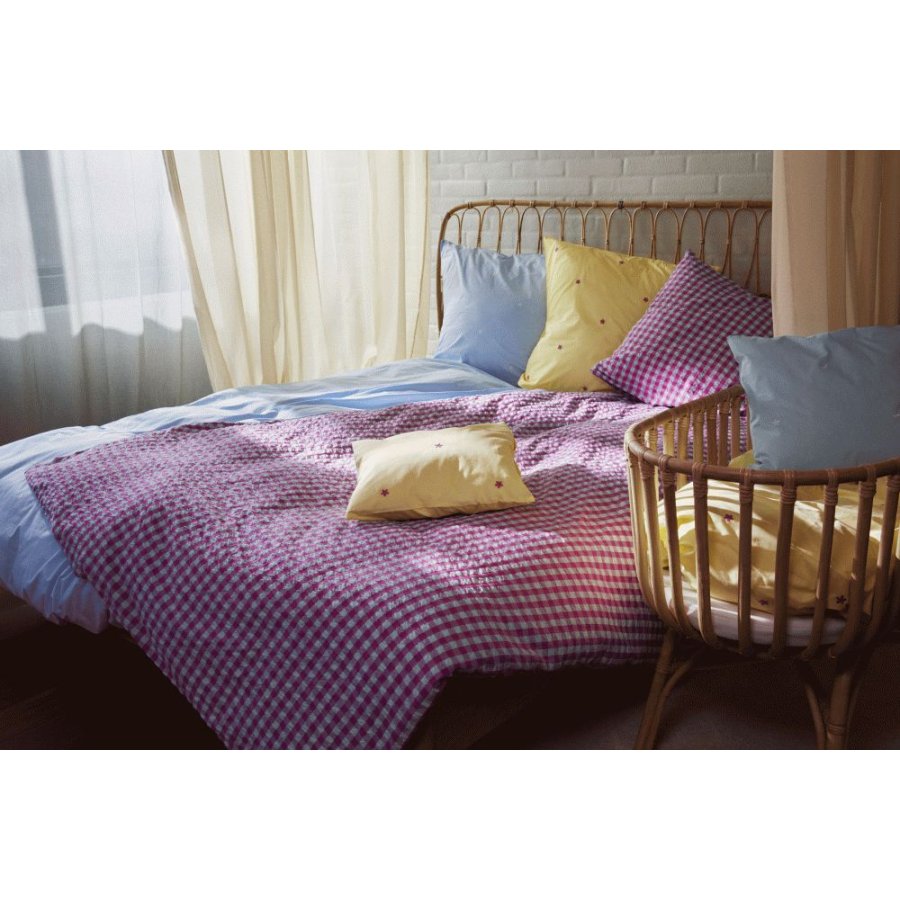 Juna B�k&B�lge Senget�j 140x220 cm, Fuchsia/Mint