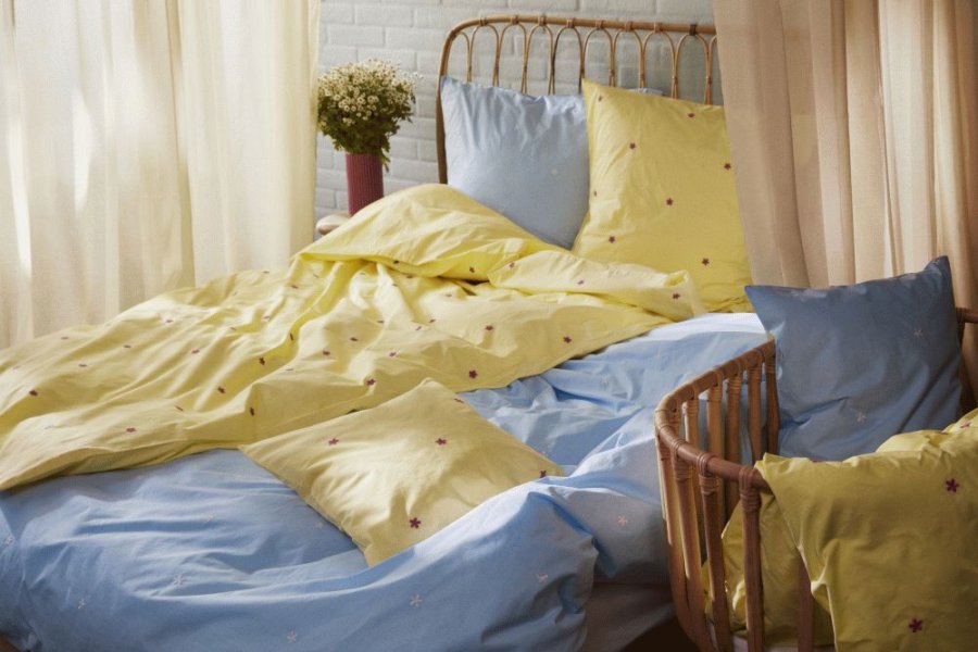 Juna Daisy Senget�j 140x200 cm, Gul