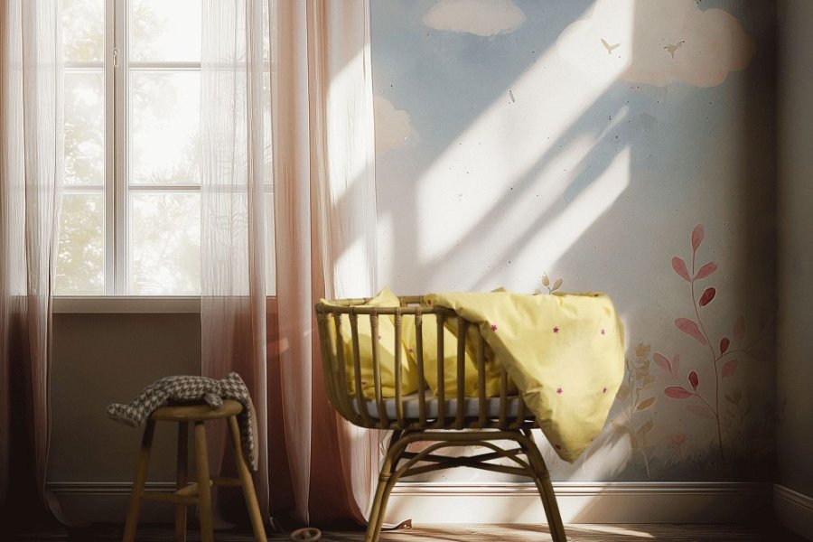 Juna Daisy Babysenget�j 70x100 cm, Gul