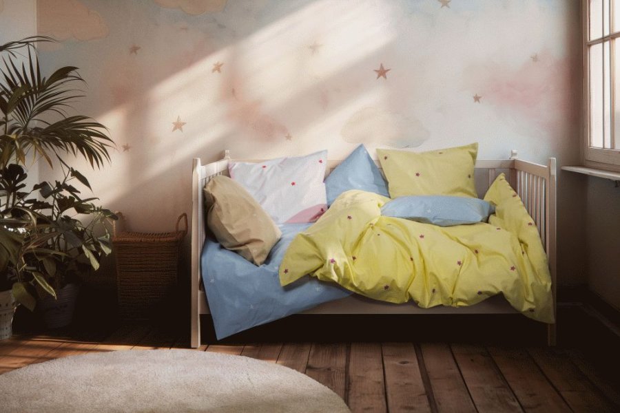 Juna Daisy Babysenget�j 70x100 cm, Gul