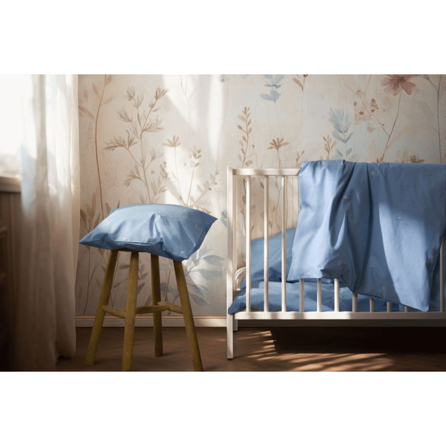 Juna Daisy Babysenget�j 70x100 cm, Lys Bl�