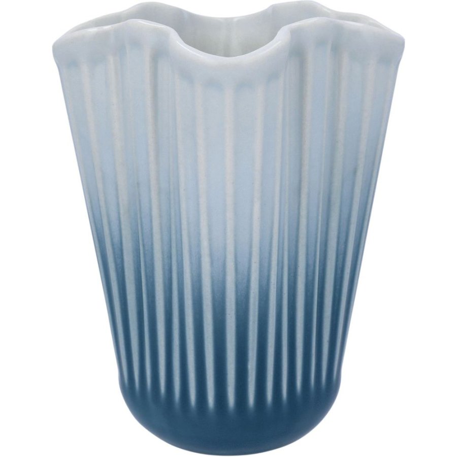 K&auml;hler Hammersh�i Unfold Vase H16,5 cm, Bl�