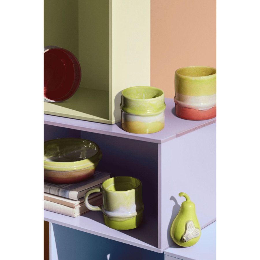 K&auml;hler Poppery P�re m. Natsv�rmer, Apple Green/Mint