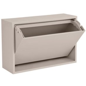 ReCollector Affaldssorterings-/Opbevaringsboks 4 L, Silver Cloud Grey